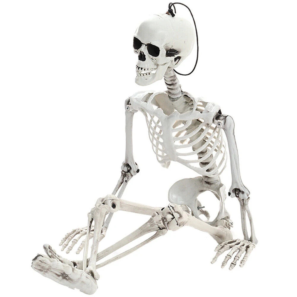 Life Size Haunted Skull Prop Hanging Decor For Halloween