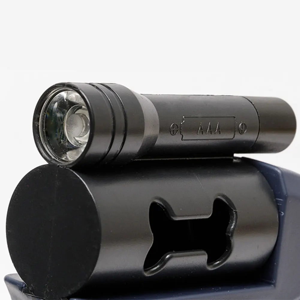 Double Headed Dog Leash With LED Light Traction Rope For Small And Medium Dogs