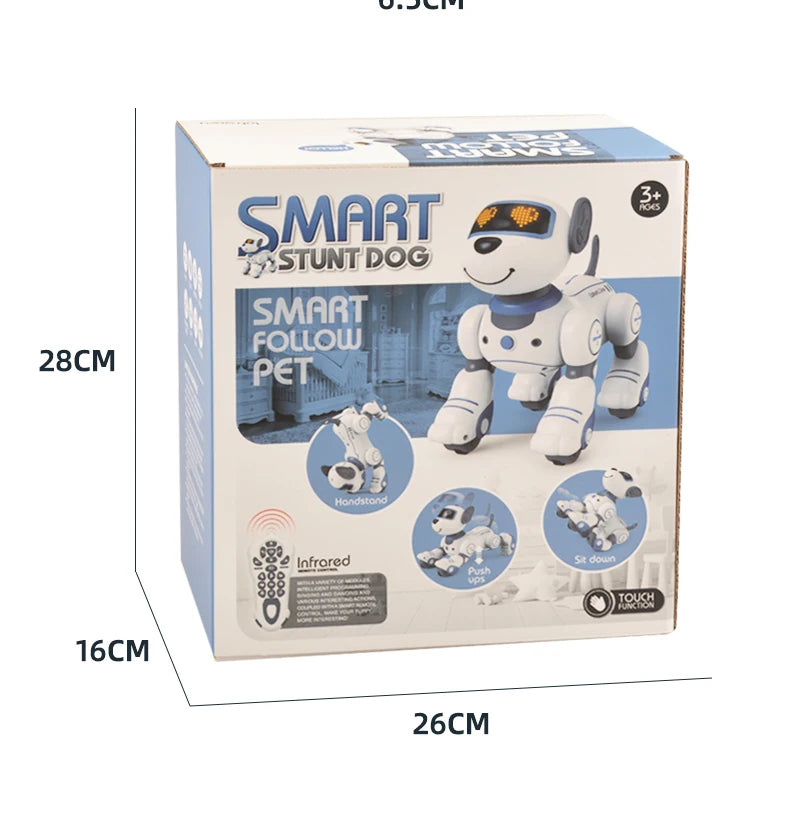 Funny RC Robot Dog Voice Command Toy With Music Song
