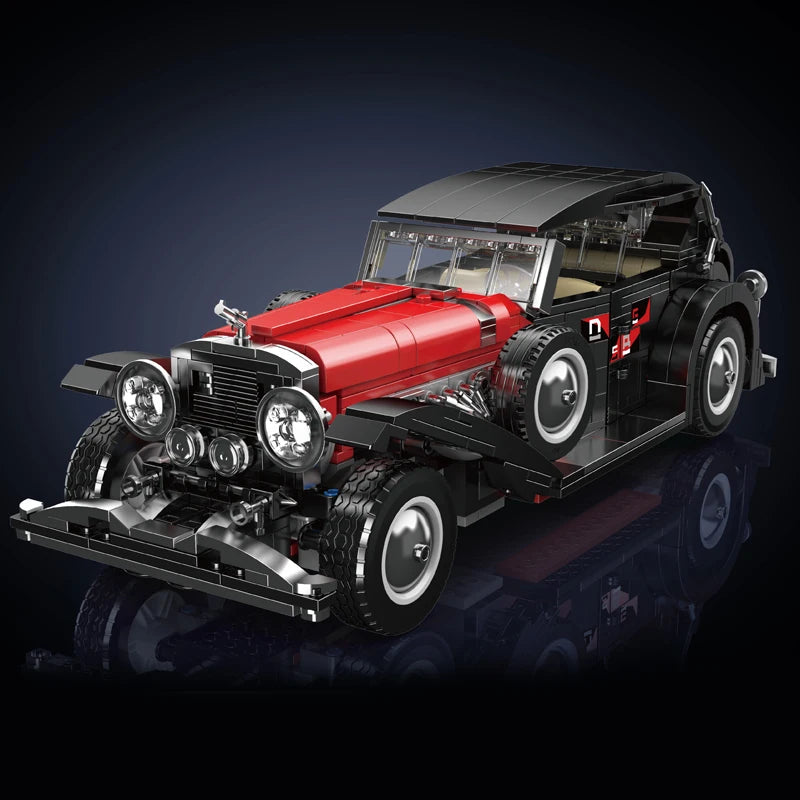 Mould King 10114 Vintage Car Building Block Set For Kids Christmas Gift