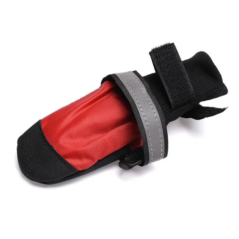 Waterproof Anti Slip Snow Boots For Large Dogs Camouflage Reflective