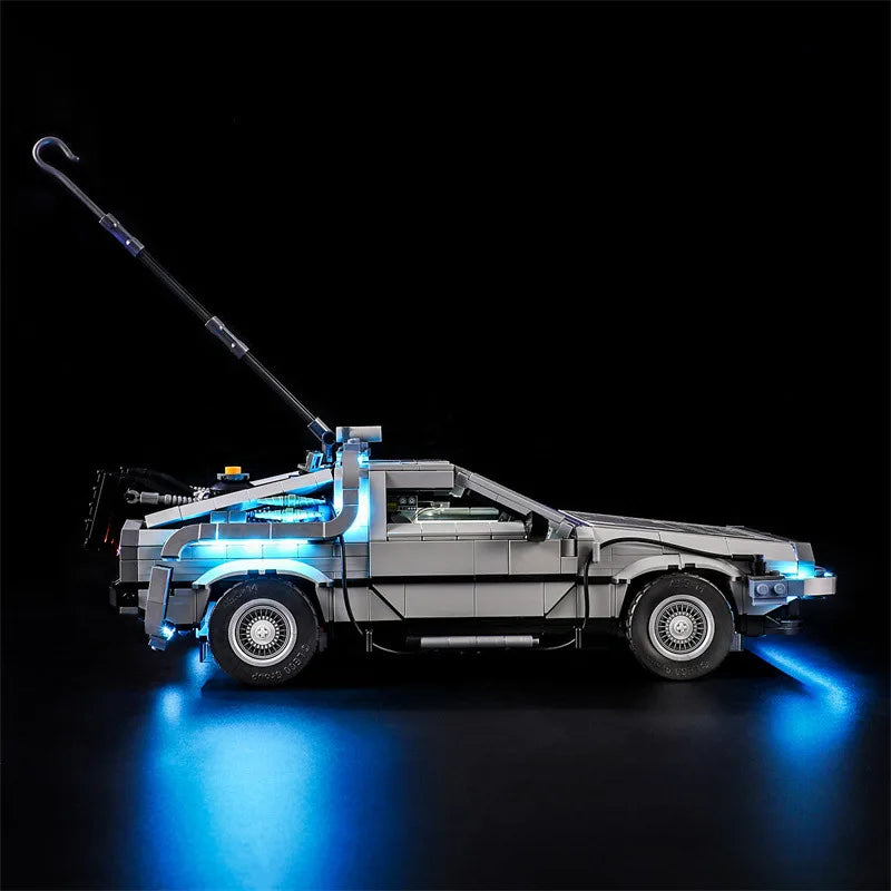 LED Lighting Kit For LEGO 10300 DeLorean Time Machine