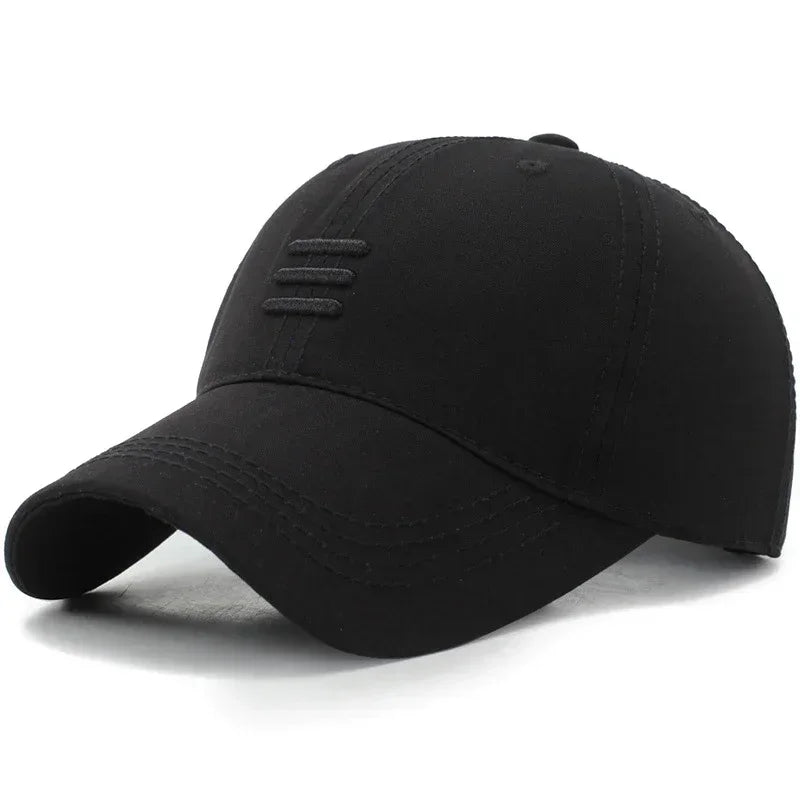 Unisex Cotton Snapback Baseball Cap Four Colors Casual Outdoor Dad Hat