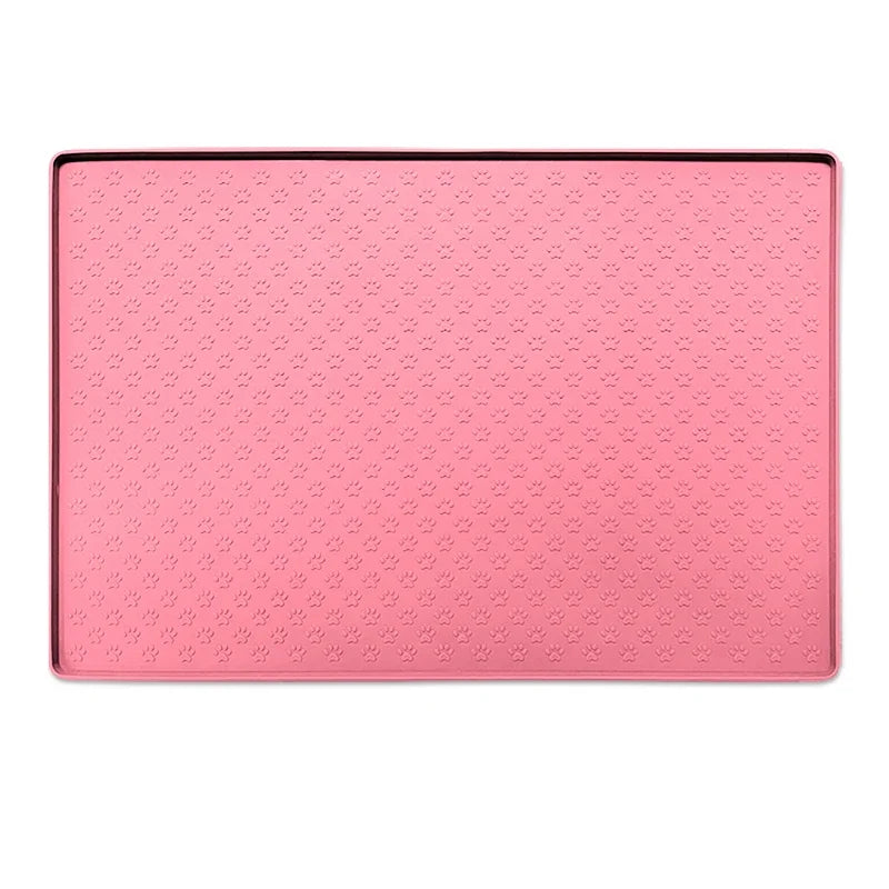 Pet Placemat Dog Cat Feeding Mat Silicone Waterproof Feeder Mats