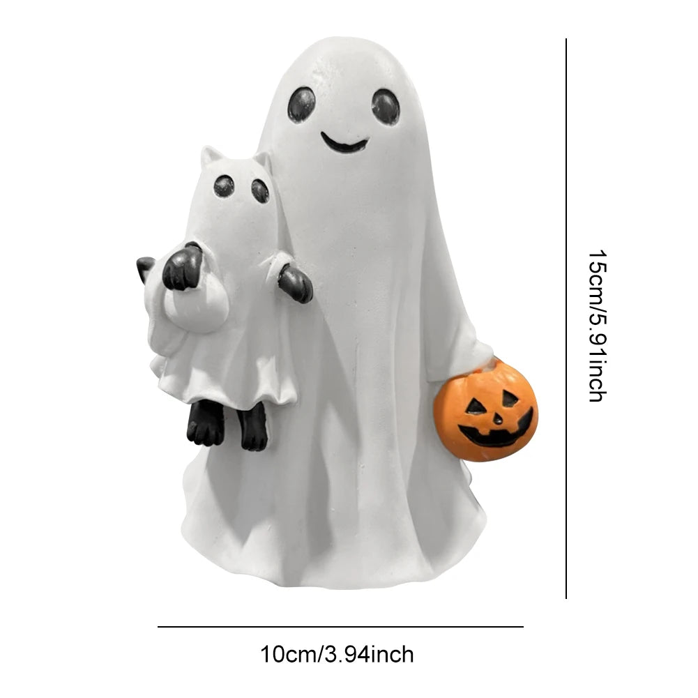 Halloween 3D LED Ghost Night Light Campfire Figurine Decor