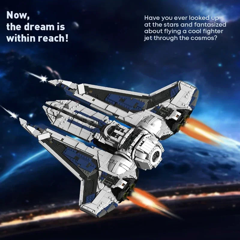 2948 Pieces Space War MOC Komrk Class Fighter Building Blocks Kit