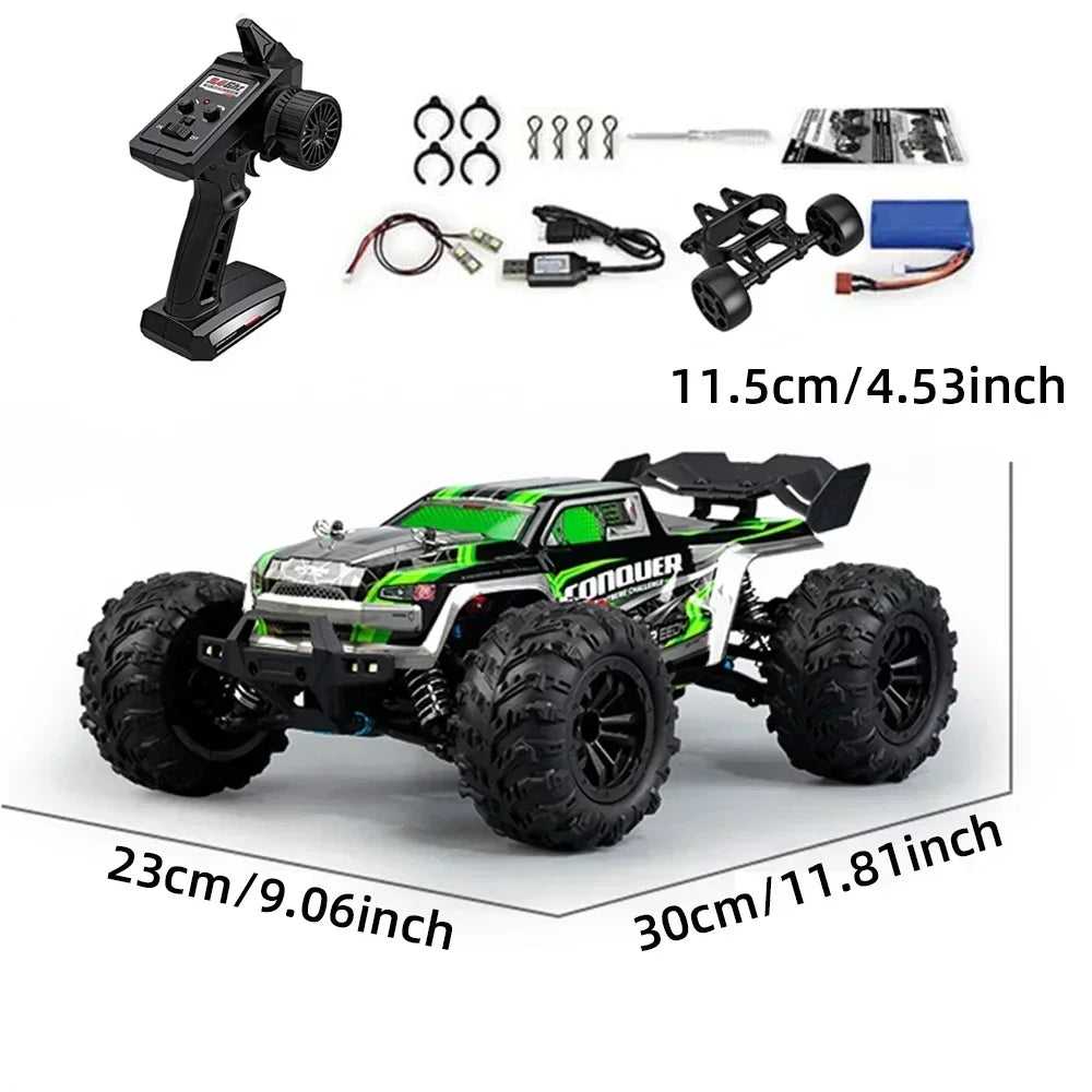 WLtoys 1to16 Scale Large RC Car 50kmh 4WD Monster Truck Toy