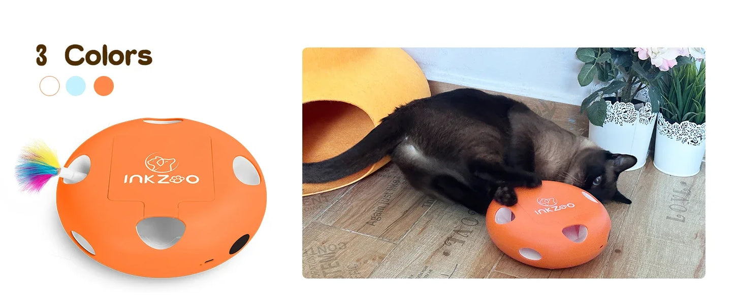 INKZOO Interactive Cat Toys For Indoor Cats Whack A Mole