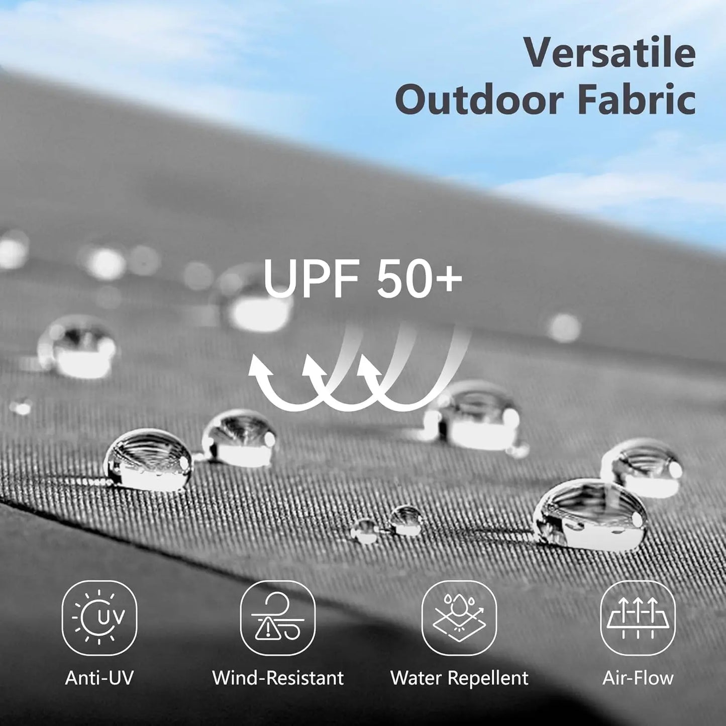15Ft Double Sided Patio Umbrella With Base Included Rectangular Umbrella Crank