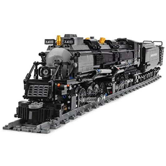Steam Model Train Building Blocks Set 1608 Pieces Locomotive Display Toy