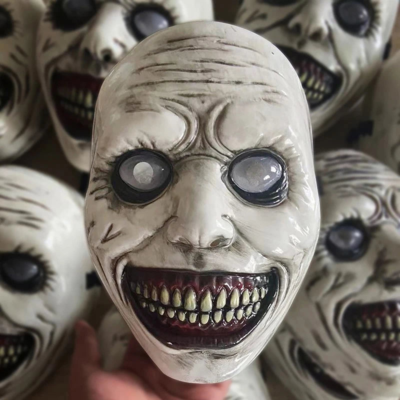 Exorcist Horror Smiling Face Demon Mask Cosplay Prop