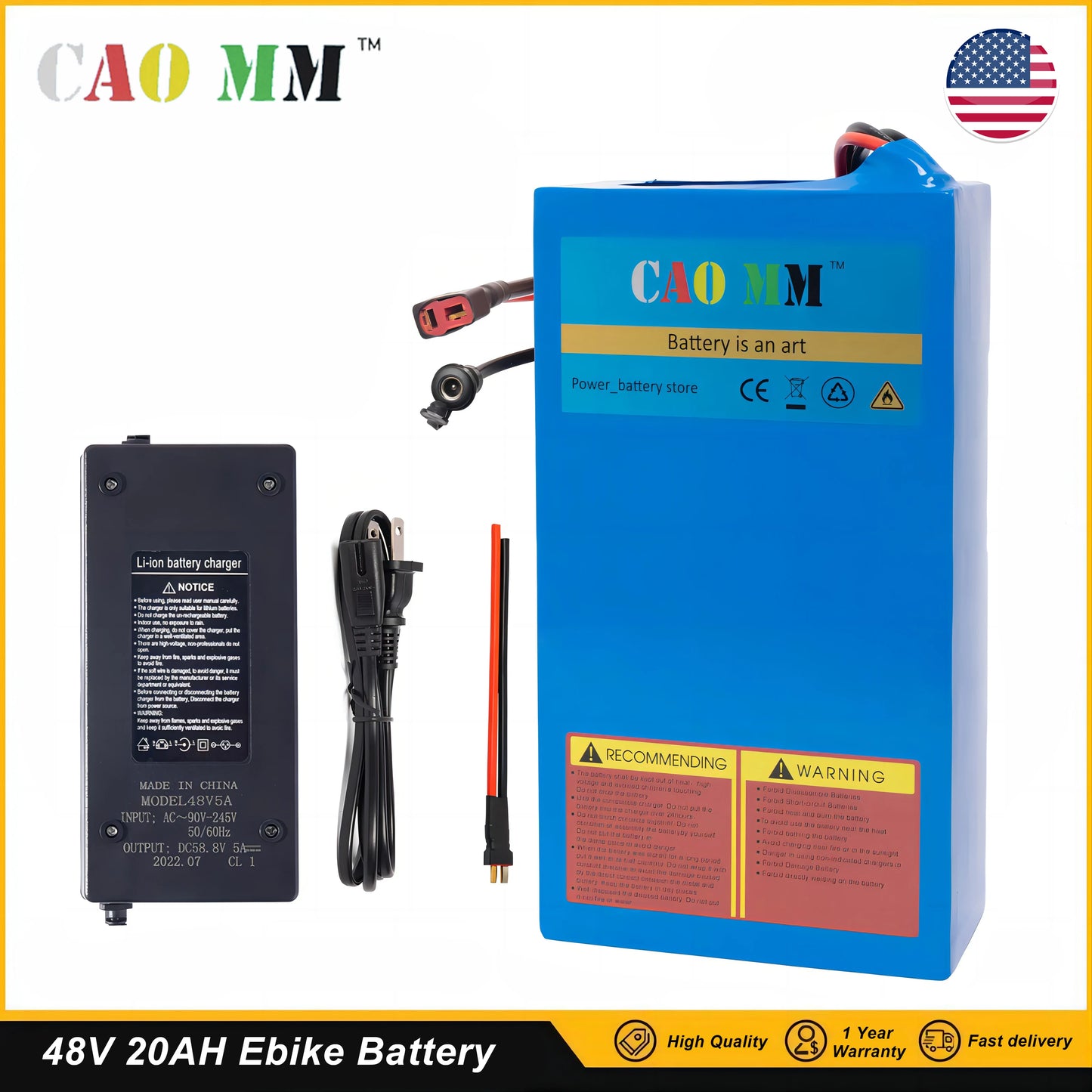 48V Ebike Battery 8Ah 10Ah 14Ah 20Ah 30Ah for 200 to 2000W