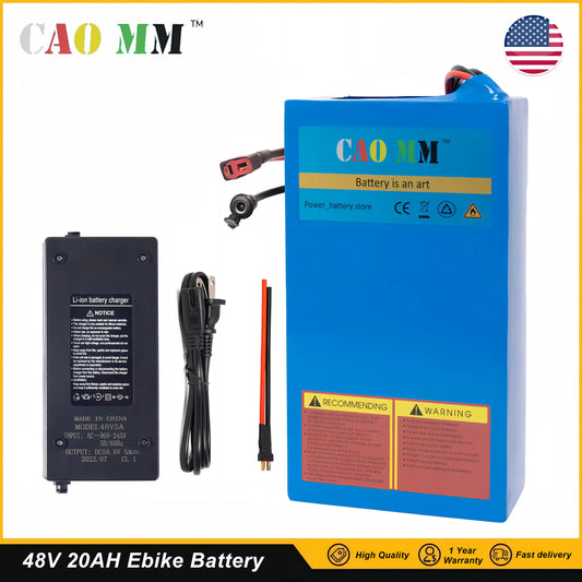 48V Ebike Battery 8Ah 10Ah 14Ah 20Ah 30Ah for 200 to 2000W