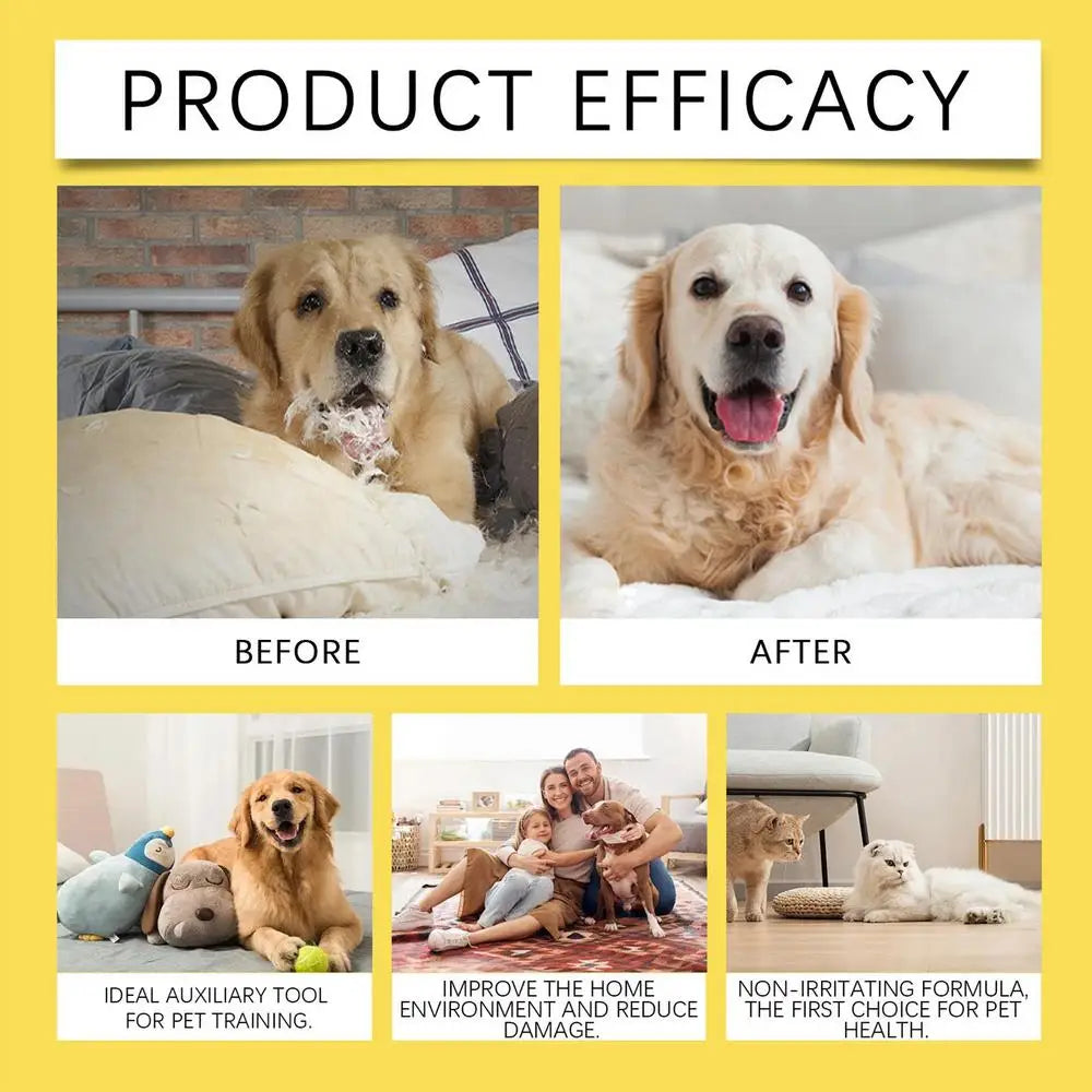 Anti Chew Spray For Dogs And Cats Stop Barking Licking Bitter Training Spray