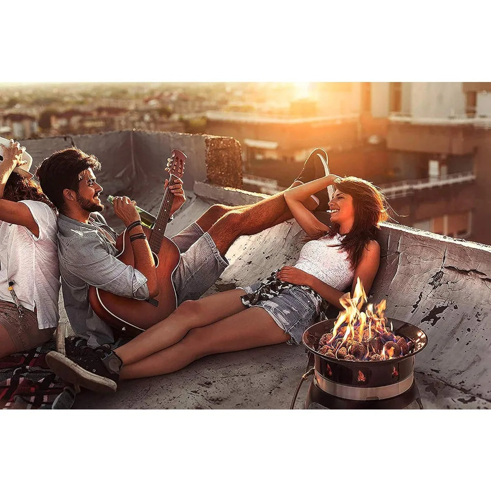 Premium Auto Ignition Smokeless Propane Fire Pit Portable