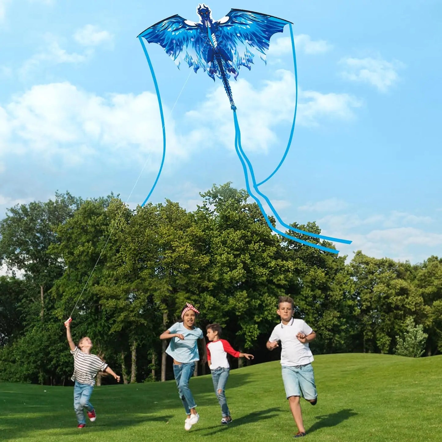 Dragon Kite For Adults And Kids Easy To Fly For Beginners Beach Park Fun