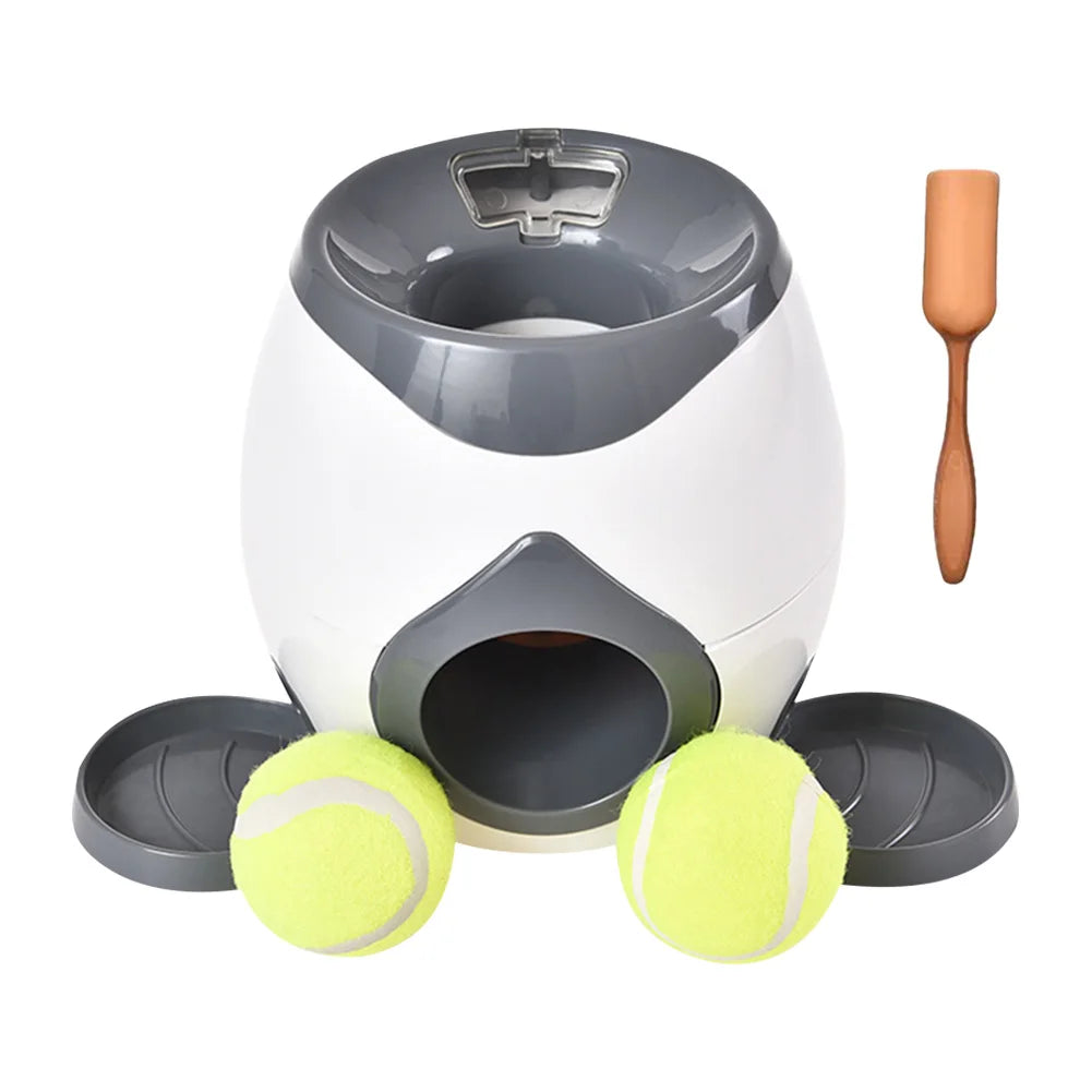 Automatic Mini Tennis Ball Launcher For Dogs Interactive Catapult Pinball Toy