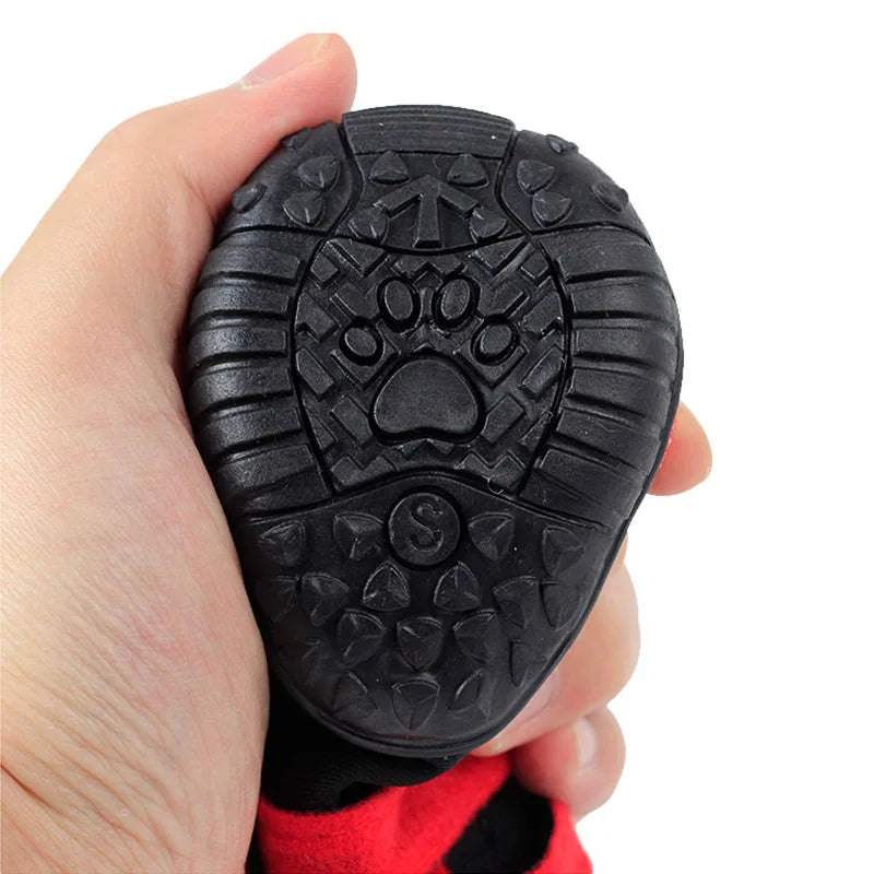 Waterproof Dog Shoes Anti Slip Winter Warm Snow Boots For Large Dogs Outdoor