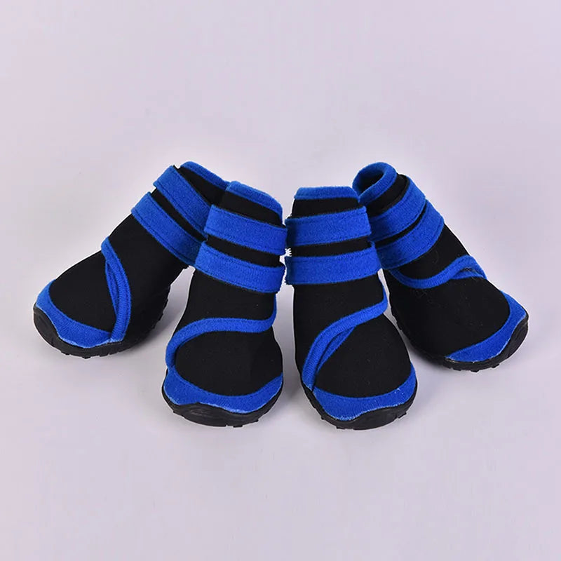 Waterproof Dog Shoes Anti Slip Winter Warm Snow Boots For Large Dogs Outdoor