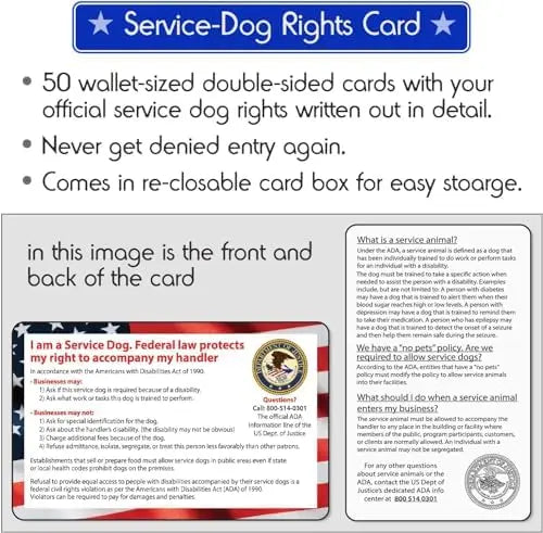 Emotional Support Dog Vest With ID Tag And ADA Cards Durable Service Dog Harness