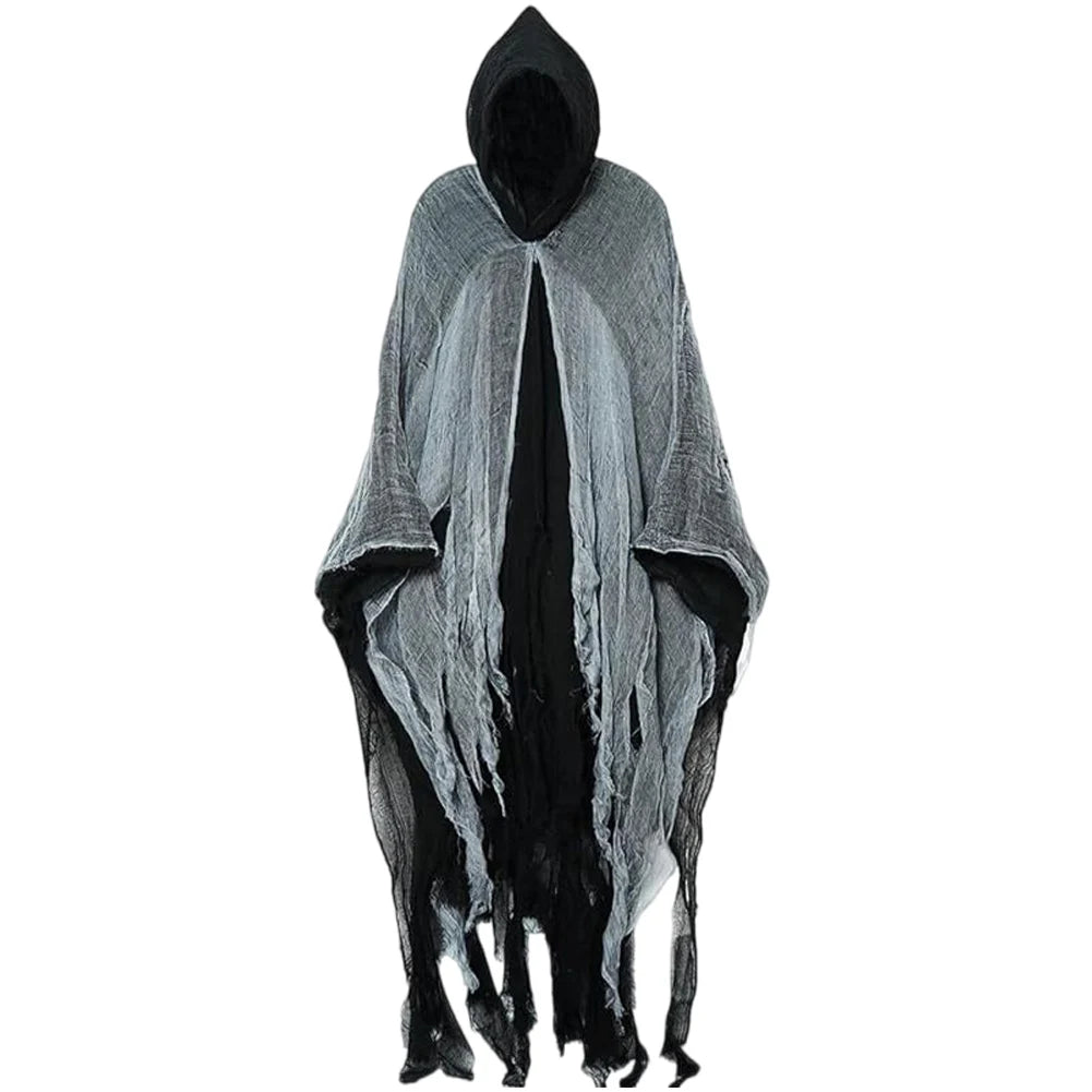 Halloween Ghost Dementor Cosplay Cloak Hood For Men Women