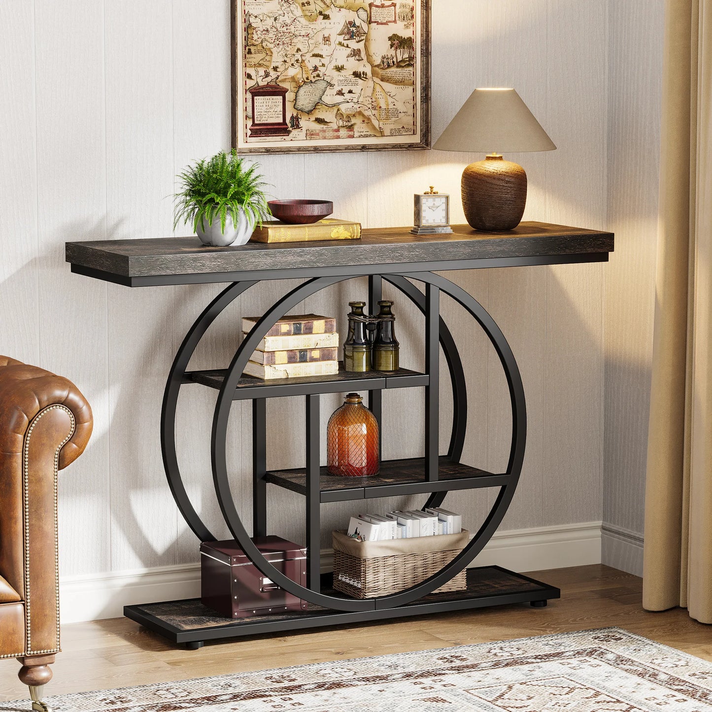 Tribesigns 41.3 Inch Console Table Four Tier Entryway