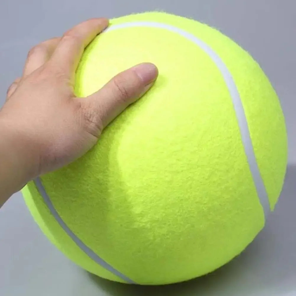 Giant Inflatable Tennis Ball for Dog Chew Toy Outdoor Play