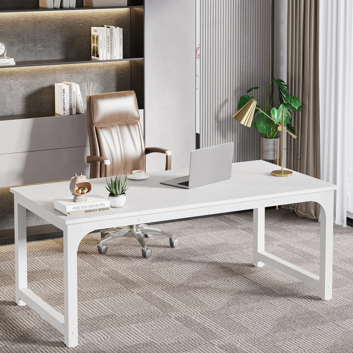 Tribesigns Modern Computer Desk Large Office Table