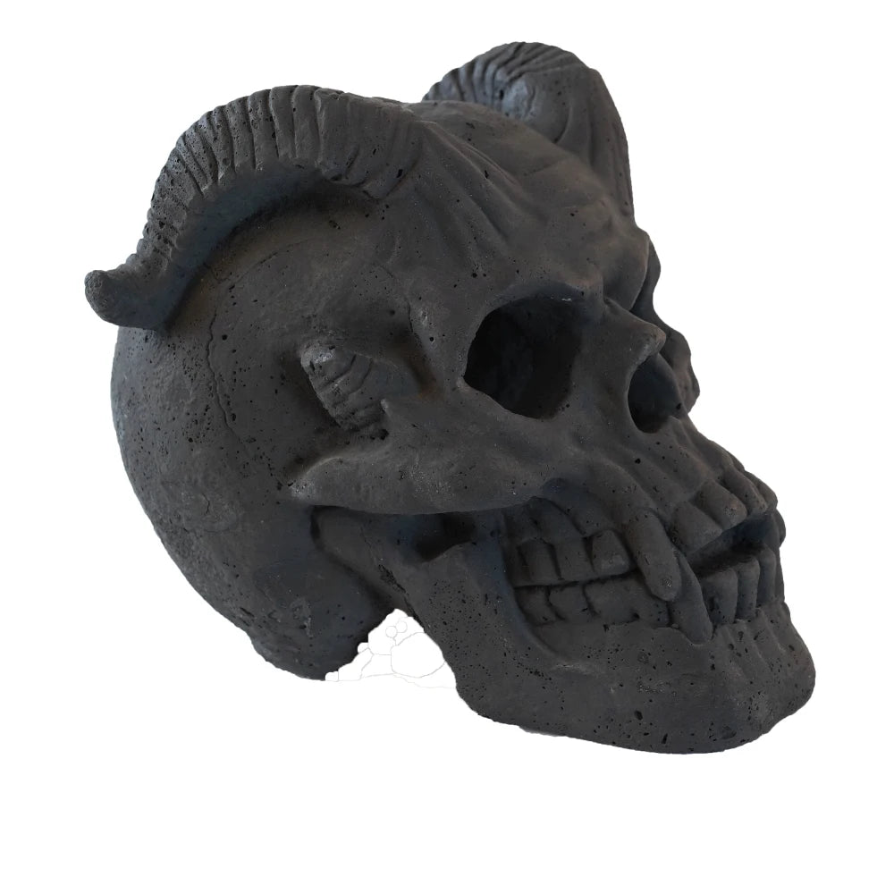 Refractory Fireproof Imitated Human Skulls Gas Log