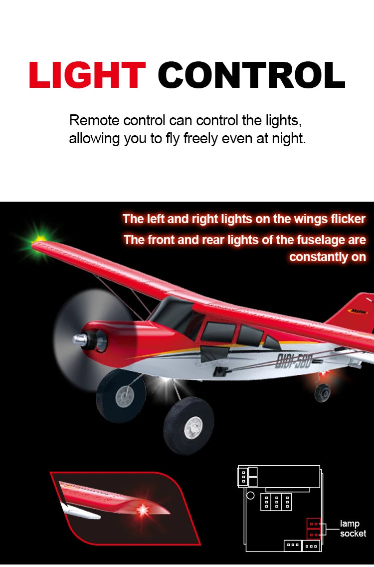 Qidi560 RC Plane Moore M7 Off Road 4CH Brushless EPP Foam