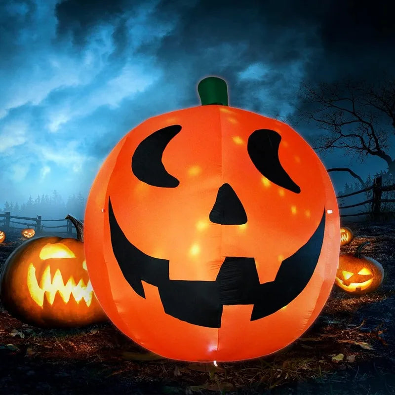 10 Feet Halloween Inflatable Giant Pumpkin With LEDs