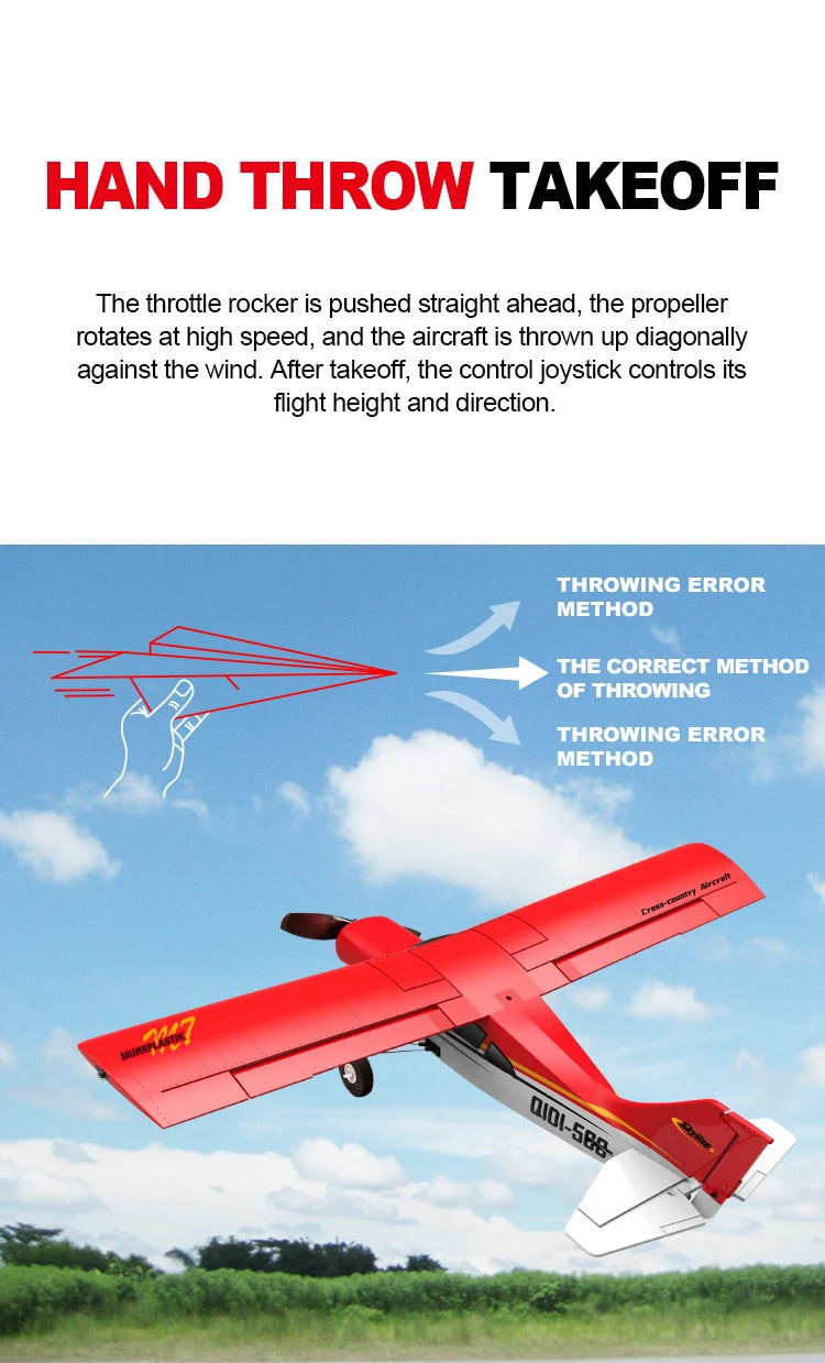 Qidi560 RC Plane Moore M7 Off Road 4CH Brushless EPP Foam