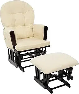 Brisbane Nursery Glider Ottoman Set With Recliner Rocking Chair