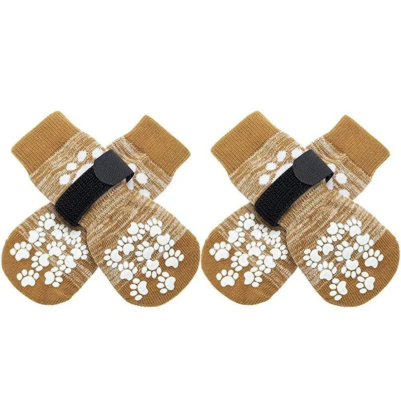 Non Slip Dog Socks Large Waterproof Silicone Grip For Senior Dogs Indoor Walking