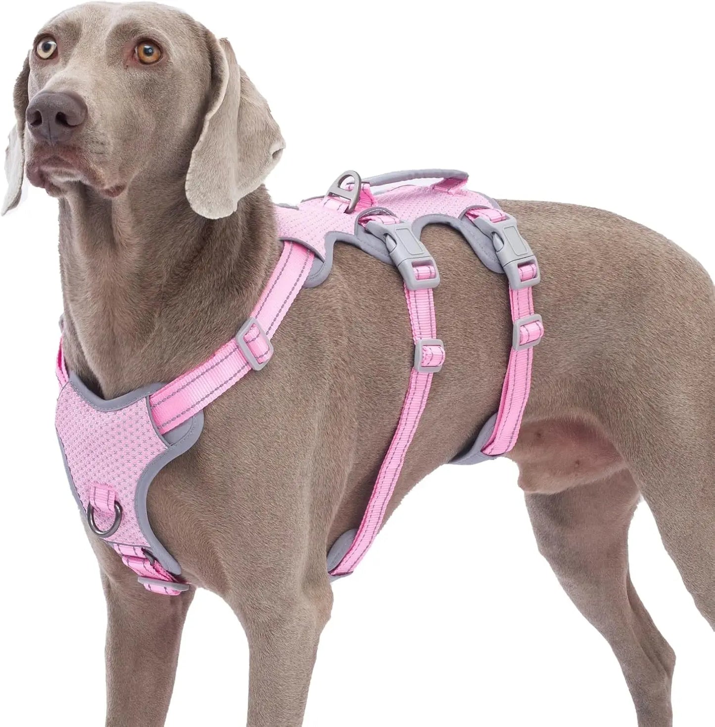 Escape Proof Dog Harness Reflective No Pull Lift Handle Adjustable Vest