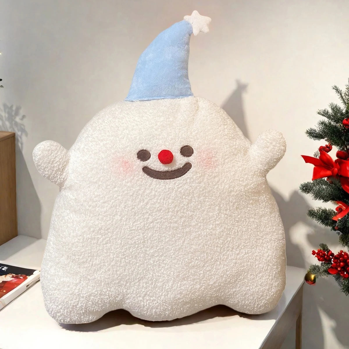 Adorable Plush Pumpkin Pillow Stuffed Animal Toy Soft Thanksgiving Plushie for Children and Adults Halloween Decoration