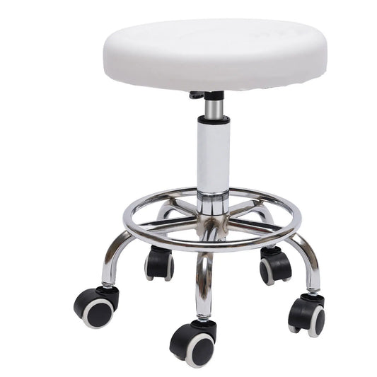 Hydraulic Adjustable Stool with Five Wheels for Salon Bars
