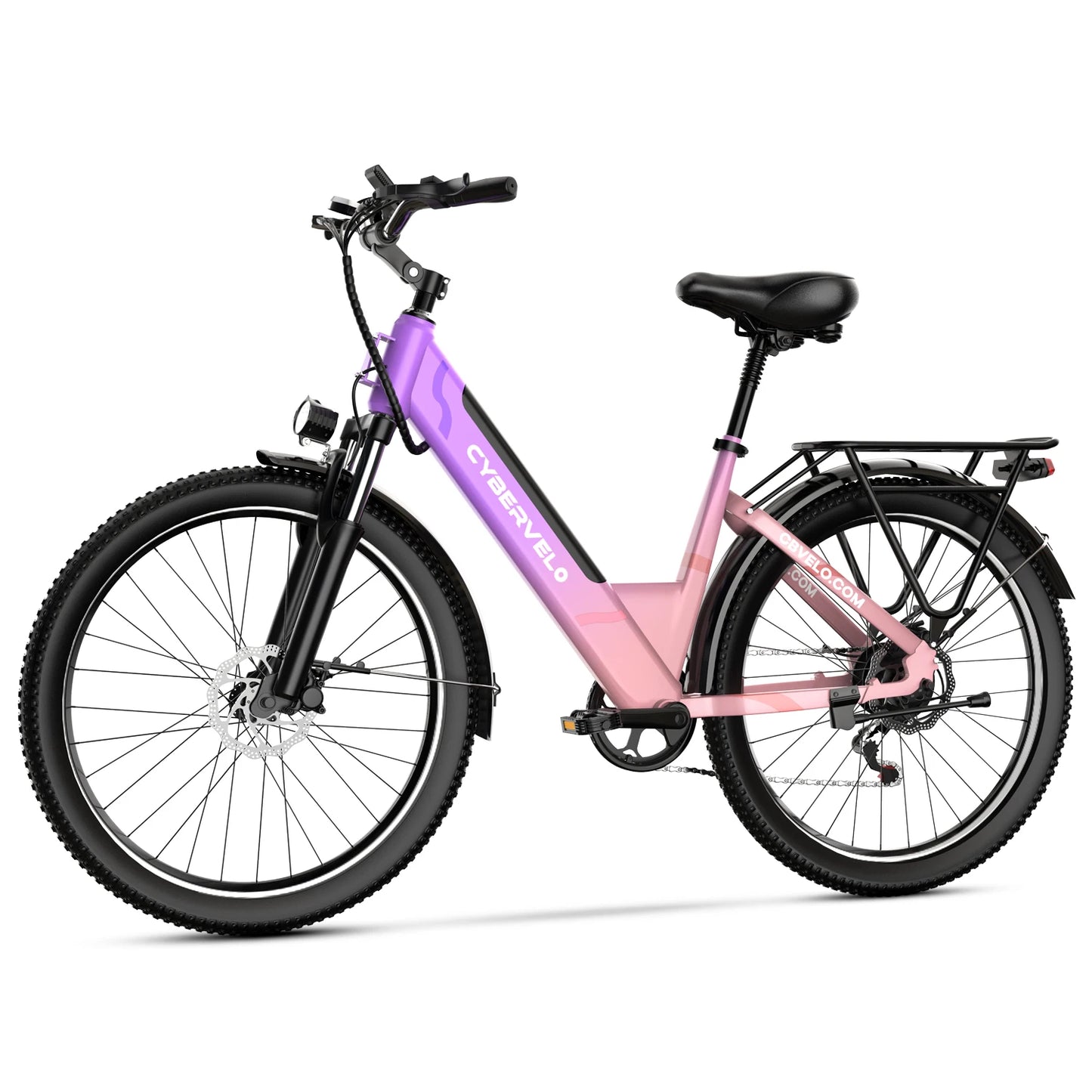 1000 Peak Electric Bike for Adults 80 Miles Removable Battery 26 Inch Electric E Bike with 7 Speed Adult Electric Bicycles