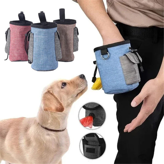 Pet Training Waist Bag For Dogs And Cats Portable Poo Bags Snack Container