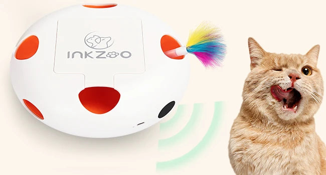 INKZOO Interactive Cat Toys For Indoor Cats Whack A Mole