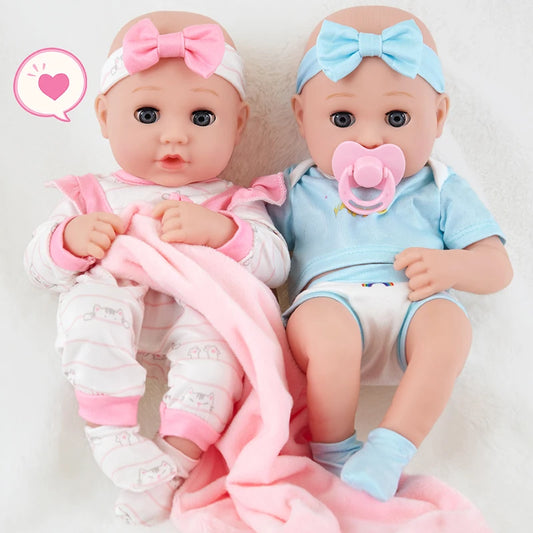 16 Inch Reborn Doll Lifelike Full Body Silicone Girl Toys