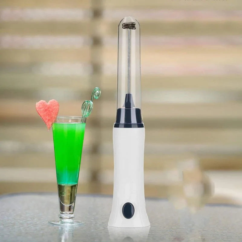 Electric Milk Foamer Wireless Coffee Frother Handheld Mixer