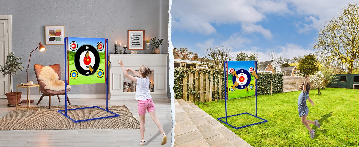 VATOS Axe Star Throwing Game Set For Kids Indoor Outdoor