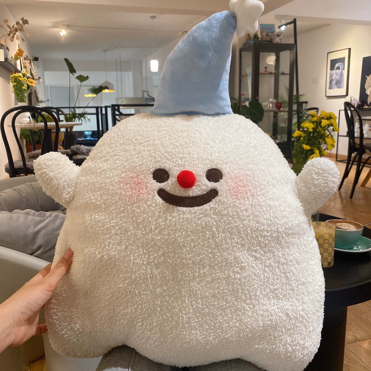 Adorable Plush Pumpkin Pillow Stuffed Animal Toy Soft Thanksgiving Plushie for Children and Adults Halloween Decoration