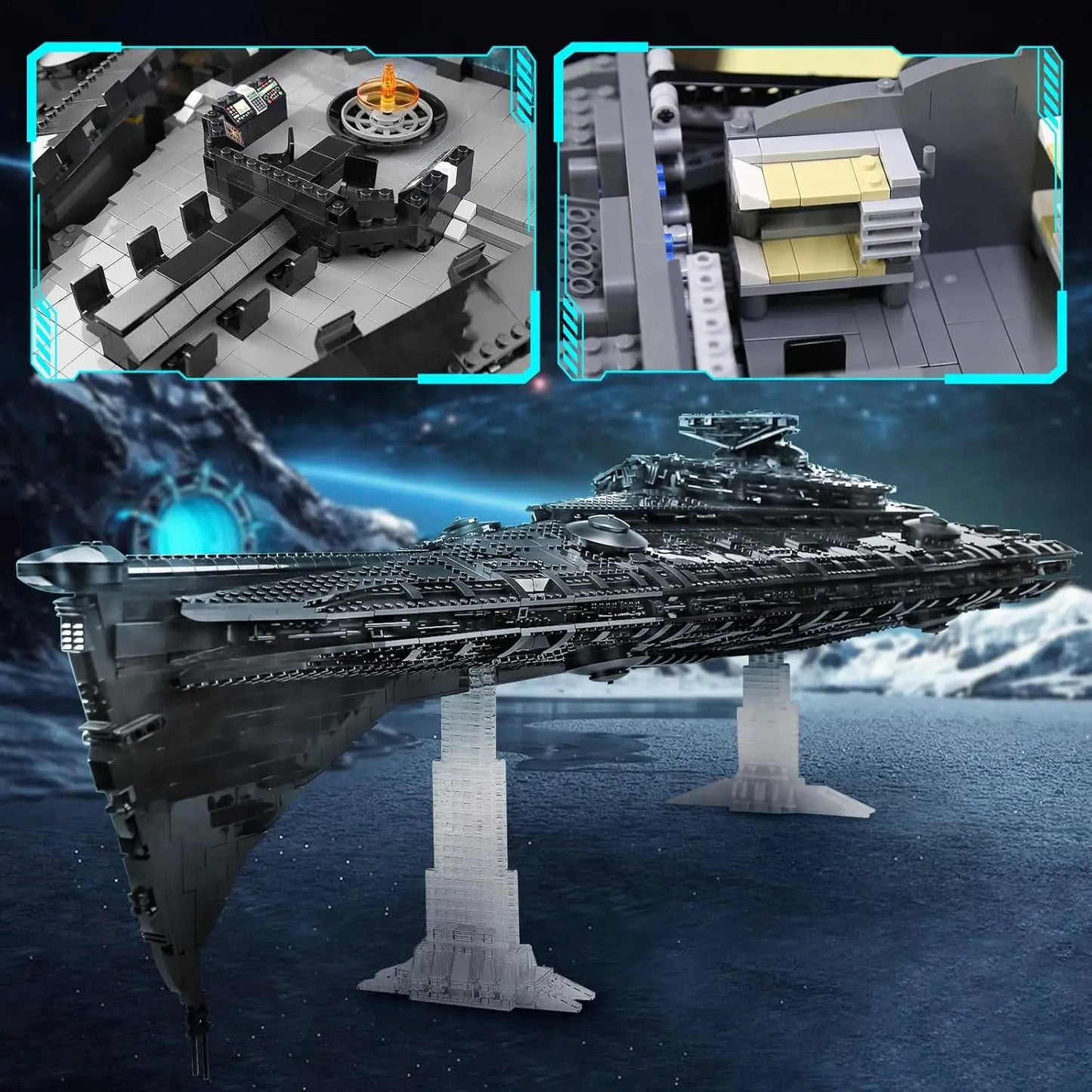 Mould King 21004 Super Star Destroyer Eclipse Class Imperial Building Block Set
