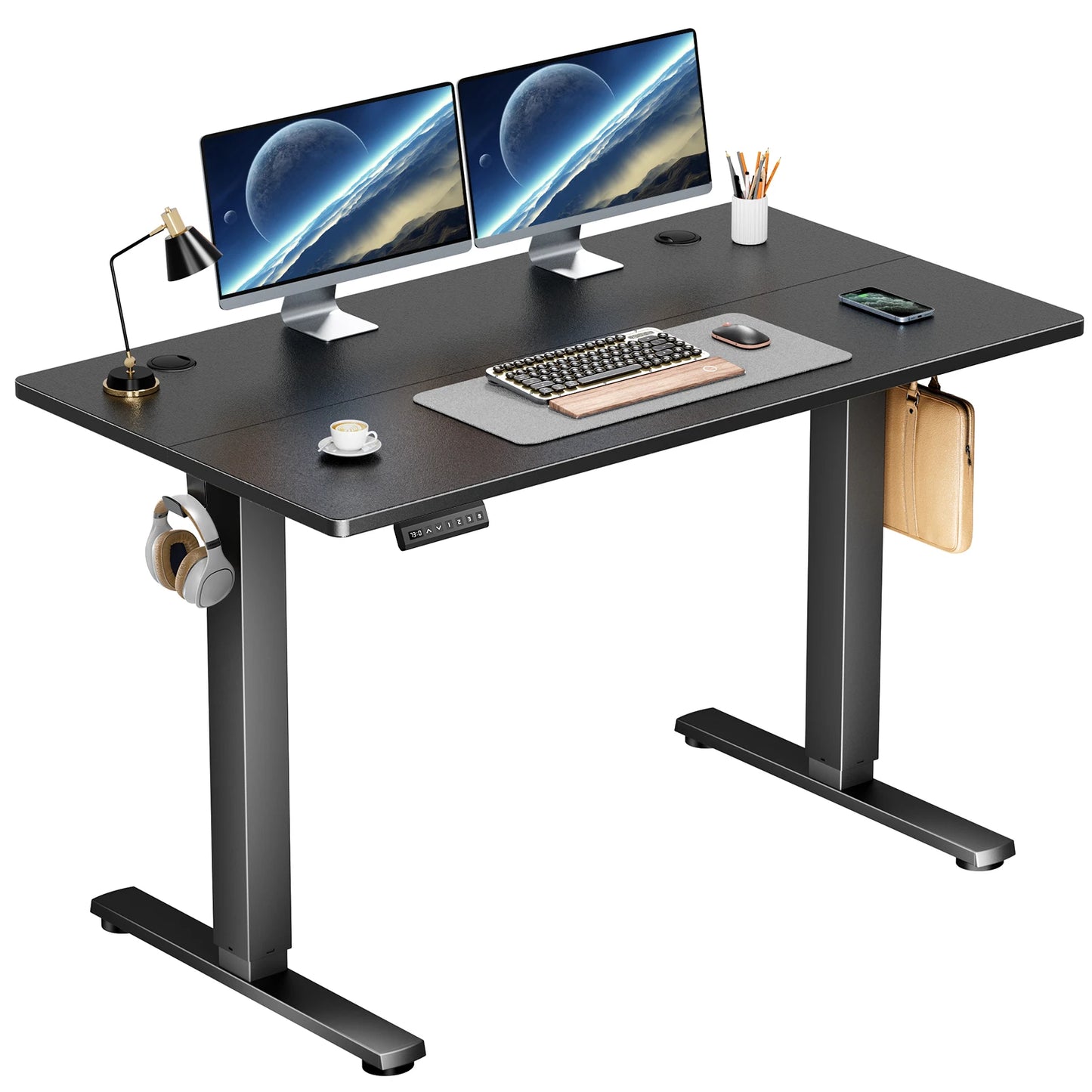 JHK Electric Standing Desk 40x24 Inch Height Adjustable