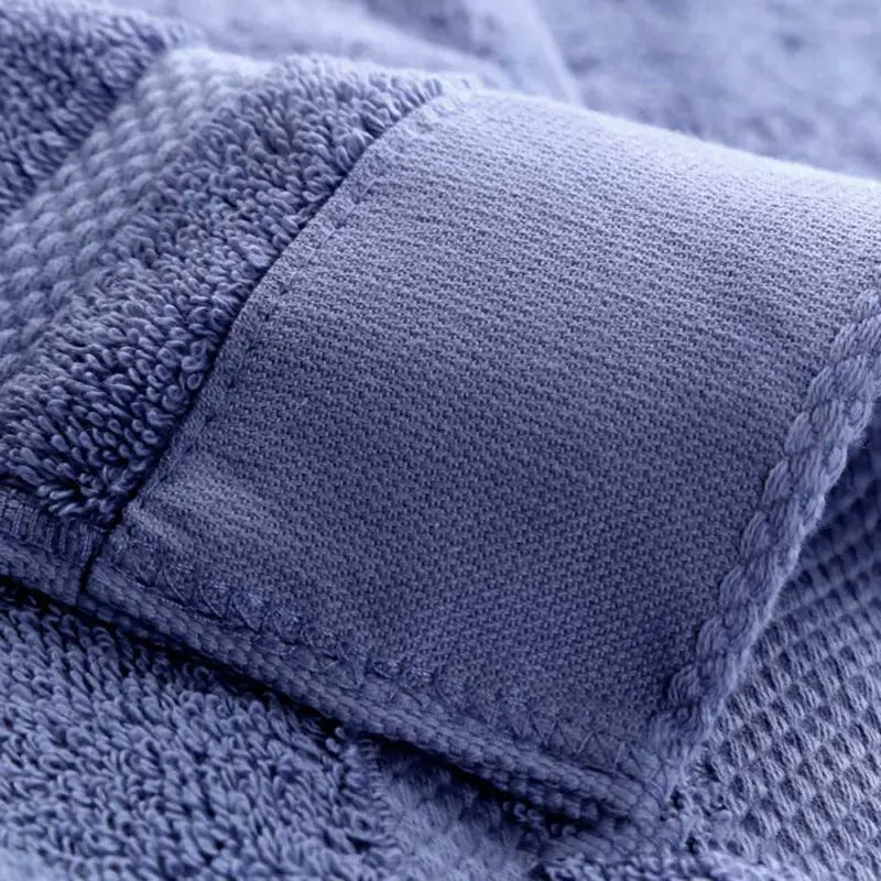 Three or Six Thickened Soft Cotton Bath Towels Sets 34x75cm