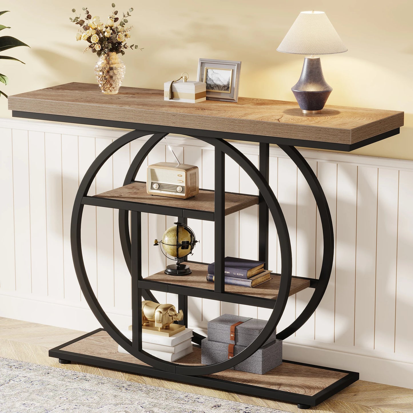 Tribesigns 41.3 Inch Console Table Four Tier Entryway