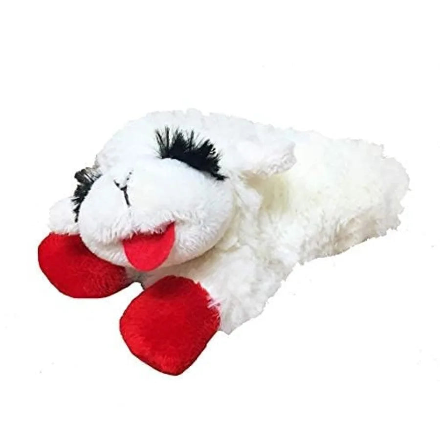 Lamb Chop Plush Dog Toy Squeaky for Small to Medium Dogs