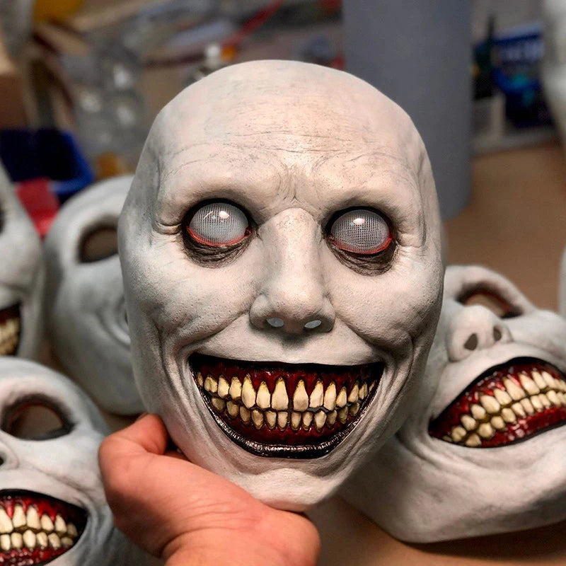 Exorcist Horror Smiling Face Demon Mask Cosplay Prop